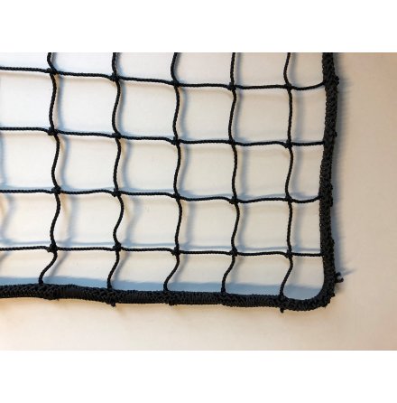 Hockeyn�t 1mm svart nylon 40mm, kantsytt