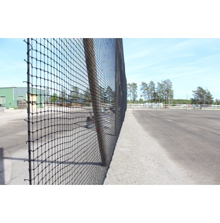 Skyddsn�t 1 mm svart nylon 40mm,kantsytt