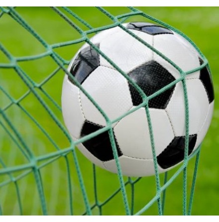 Fotbollsn�t 3m x 1,5m 3-manna gr�n