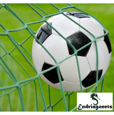 Fotbollsn�t 3 m x 2 m 5-manna Gr�n Spanien 4mm